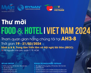 Thư mời Food & Hotel Việt Nam 2024